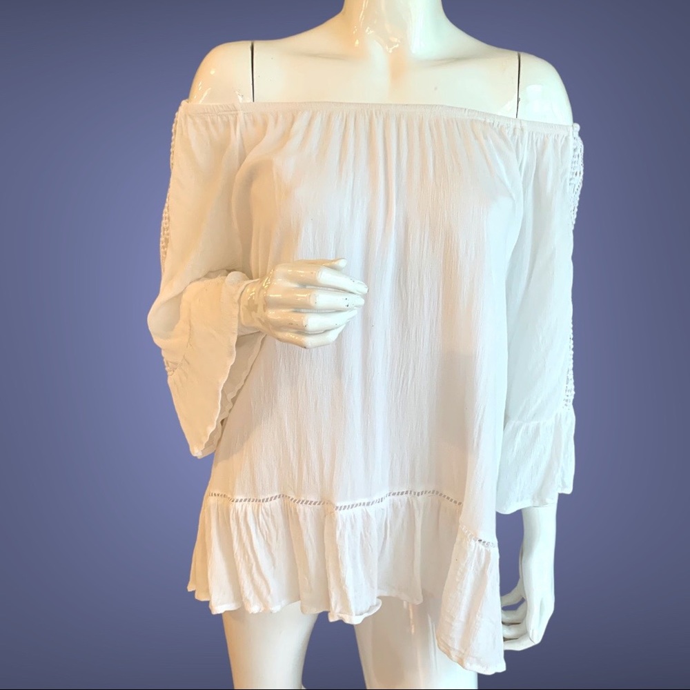FEVER RUFFLE TOP - Picture 2 of 8